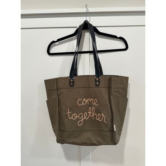 Feed Bag Come Together Custom Stitched Tote Bag - Picture 1 of 11